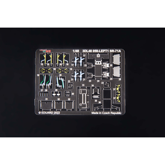 Eduard 3DL48059 1/48 SR-71A SPACE 3D Decal for Aircraft Space