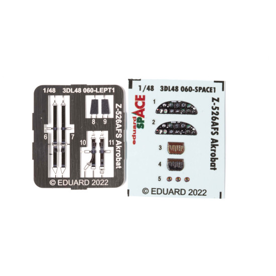 Eduard 3DL48060 1/48 Z-526AFS Akrobat SPACE 3D Decal for Aircraft Space