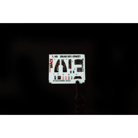 Eduard 3DL48061 1/48 Vampire F.3 SPACE 3D Decal for Aircraft Space