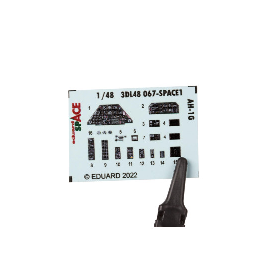 Eduard 3DL48067 1/48 AH-1G SPACE 3D Decal for Aircraft Space