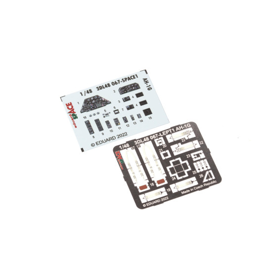 Eduard 3DL48067 1/48 AH-1G SPACE 3D Decal for Aircraft Space