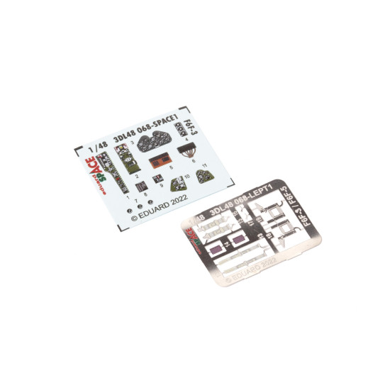 Eduard 3DL48068 1/48 F6F-3 SPACE 3D Decal for Aircraft Space