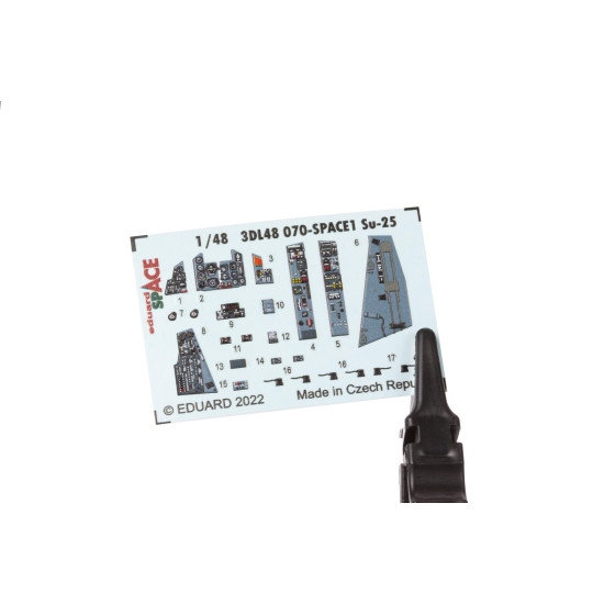 Eduard 3DL48070 1/48 Su-25 SPACE 3D Decal for Aircraft Space