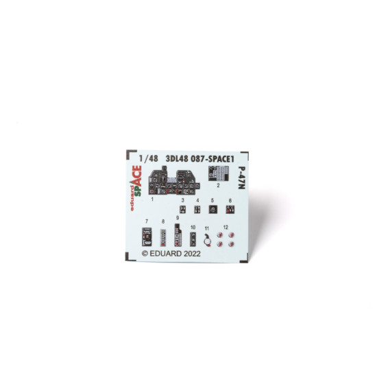 Eduard 3DL48087 1/48 P-47N SPACE 3D Decal for Aircraft Space