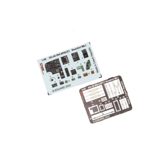 Eduard 3DL48094 1/48 Beaufort Mk.I SPACE 3D Decal for Aircraft Space