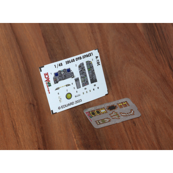 Eduard 3DL48098 1/48 A-10C SPACE 3D Decal for Aircraft Space
