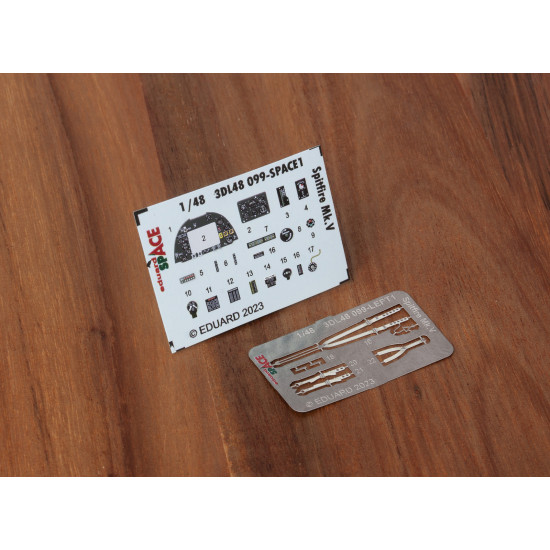 Eduard 3DL48099 1/48 Spitfire Mk.V SPACE 3D Decal for Aircraft Space