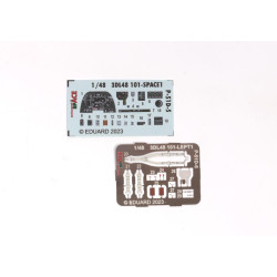 Eduard 3DL48101 1/48 P-51D-5 SPACE 3D Decal for Aircraft Space