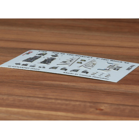 Eduard 3DL48106 1/48 F-16C Block 42 from 2006 SPACE 3D Decal for Aircraft Space