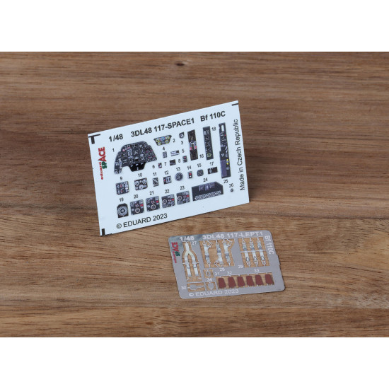 Eduard 3DL48117 1/48 Bf 110C SPACE 3D Decal for Aircraft Space Eduard 3DL48117 1/48 Bf 110C SPACE 3D Decal for Aircraft Space