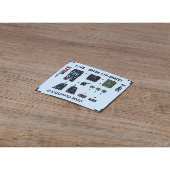 Eduard 3DL48118 1/48 P-400 SPACE 3D Decal for Aircraft Space