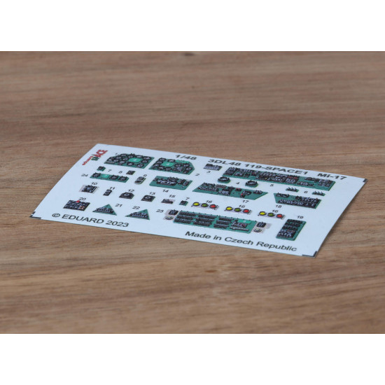 Eduard 3DL48119 1/48 Mi-17 SPACE 3D Decal for Aircraft Space