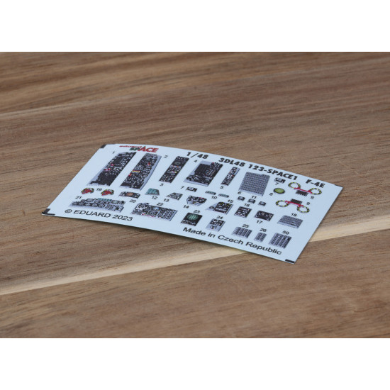 Eduard 3DL48123 1/48 F-4E SPACE 3D Decal for Aircraft Space