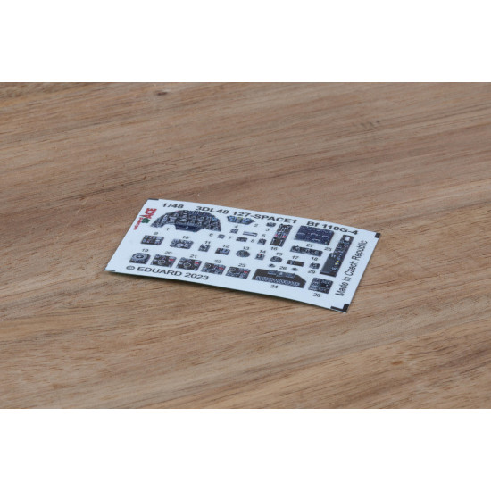 Eduard 3DL48127 1/48 Bf 110G-4 SPACE 3D Decal for Aircraft Space Eduard 3DL48127 1/48 Bf 110G-4 SPACE 3D Decal for Aircraft Space