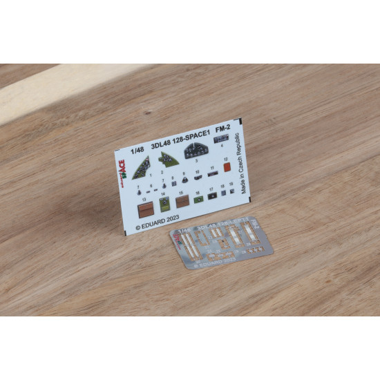 Eduard 3DL48128 1/48 FM-2 SPACE 3D Decal for Aircraft Space
