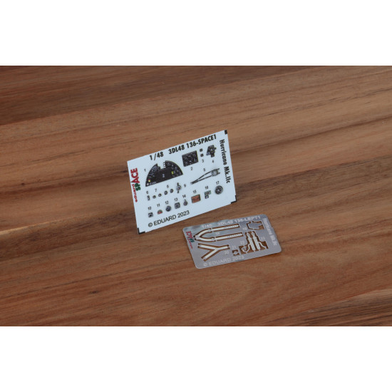 Eduard 3DL48136 1/48 Hurricane Mk.IIc SPACE 3D Decal for Aircraft Space