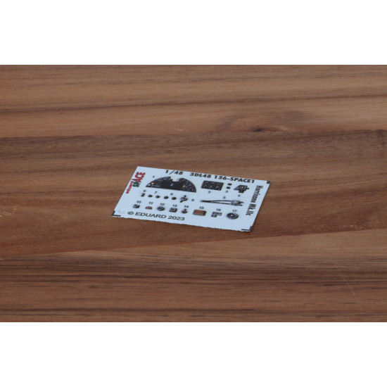 Eduard 3DL48136 1/48 Hurricane Mk.IIc SPACE 3D Decal for Aircraft Space