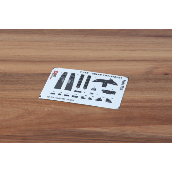 Eduard 3DL48141 1/48 Hunter FR.10 SPACE 3D Decal for Aircraft Space Eduard 3DL48141 1/48 Hunter FR.10 SPACE 3D Decal for Aircraft Space