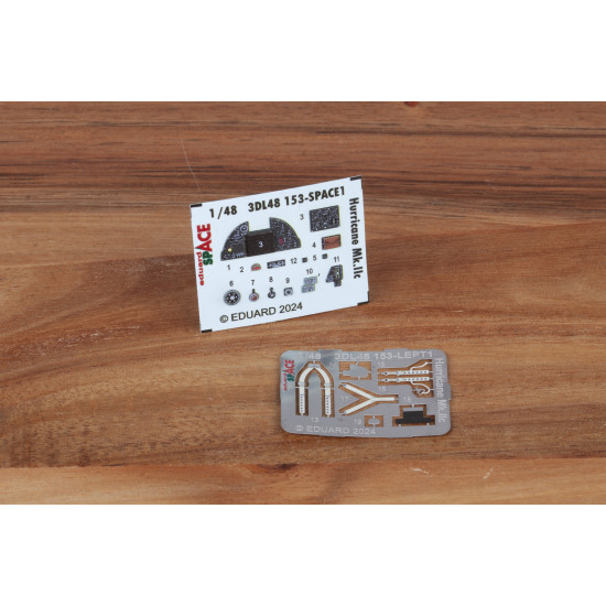 Eduard 3DL48153 1/48 Hurricane Mk.IIc SPACE 3D Decal for Aircraft Space