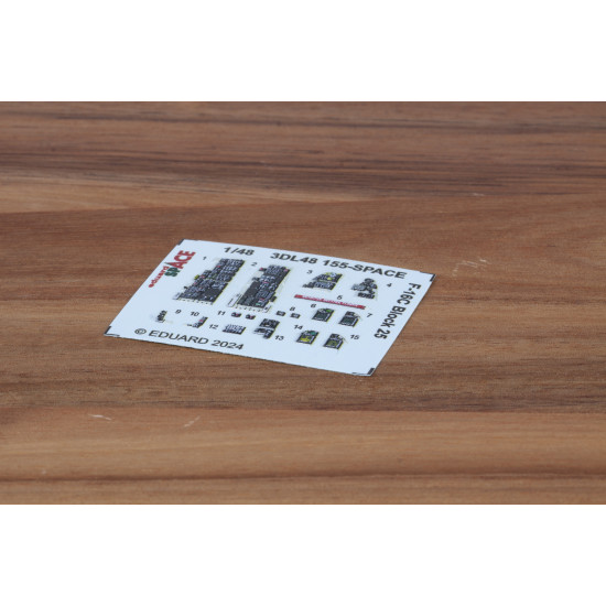 Eduard 3DL48155 1/48 F-16C Block 25 SPACE 3D Decal for Aircraft Space