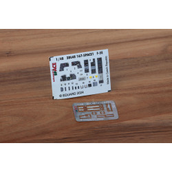Eduard 3DL48167 1/48 F-5E SPACE 3D Decal for Aircraft Space