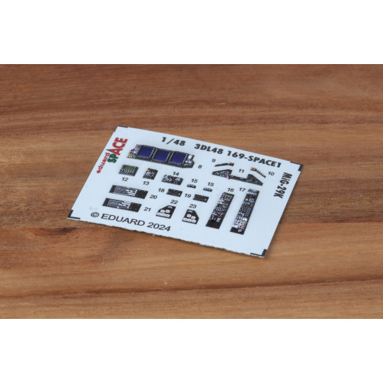 Eduard 3DL48169 1/48 MiG-29K SPACE 3D Decal for Aircraft Space