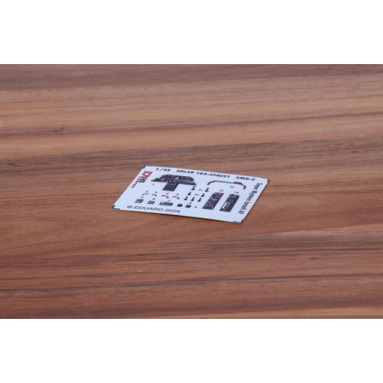 Eduard 3DL48184 1/48 SMB-2 Super Mystere Israeli AF SPACE 3D Decal for Aircraft Space