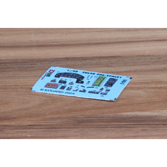 Eduard 3DL48206 1/48 F4U-2 SPACE HOBBY BOSS 3D Decal for Aircraft