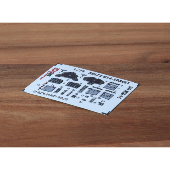 Eduard 3DL72014 1/72 UTI MiG-15 SPACE 3D Decal for Aircraft Space Eduard 3DL72014 1/72 UTI MiG-15 SPACE 3D Decal for Aircraft Space