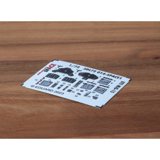 Eduard 3DL72014 1/72 UTI MiG-15 SPACE 3D Decal for Aircraft Space Eduard 3DL72014 1/72 UTI MiG-15 SPACE 3D Decal for Aircraft Space