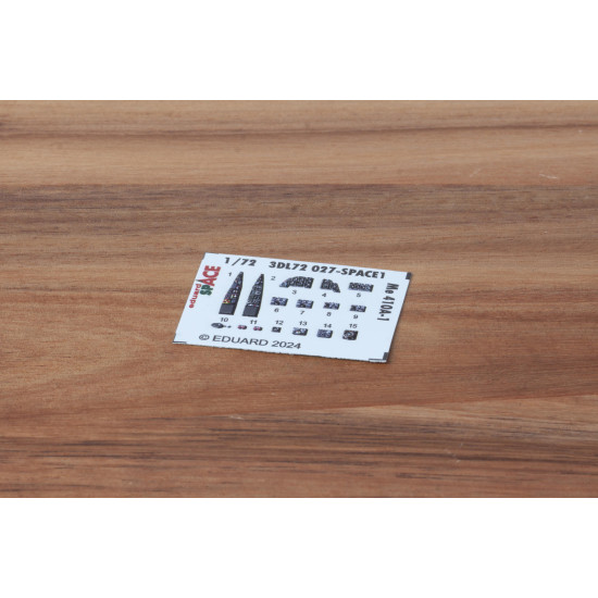 Eduard 3DL72027 1/72 Me 410A-1 SPACE 3D Decal for Aircraft Space