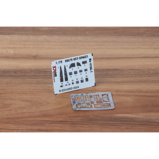 Eduard 3DL72027 1/72 Me 410A-1 SPACE 3D Decal for Aircraft Space