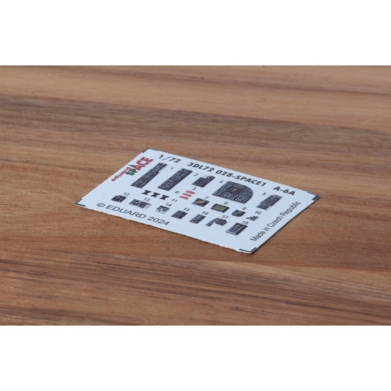 Eduard 3DL72028 1/72 A-6A SPACE 3D Decal for Aircraft Space