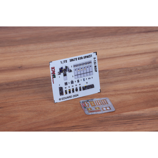 Eduard 3DL72038 1/72 F-15J MSIP SPACE 3D Decal for Aircraft Space