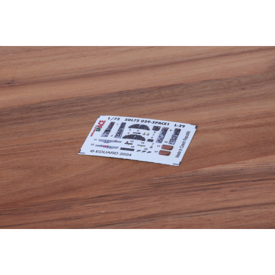 Eduard 3DL72039 1/72 L-29 SPACE 3D Decal for Aircraft Space Eduard 3DL72039 1/72 L-29 SPACE 3D Decal for Aircraft Space