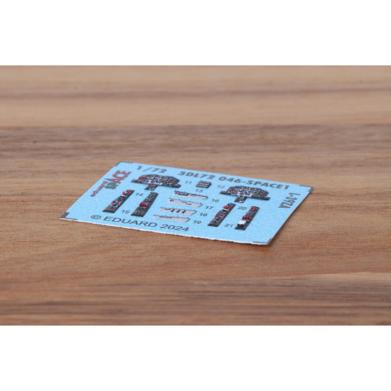 Eduard 3DL72046 1/72 L-39ZA SPACE 3D Decal for Aircraft Space Eduard 3DL72046 1/72 L-39ZA SPACE 3D Decal for Aircraft Space