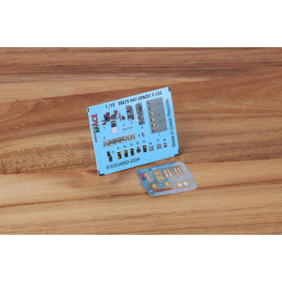 Eduard 3DL72047 1/72 F-15C SPACE 3D Decal for Aircraft Space