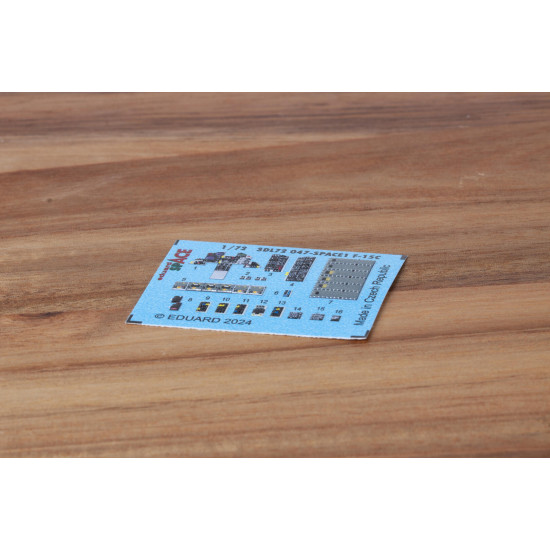 Eduard 3DL72047 1/72 F-15C SPACE 3D Decal for Aircraft Space