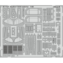 Eduard 481127 1/48 Seafire F.XVII exterior Photo-Etched for Aircraft Photo etched set