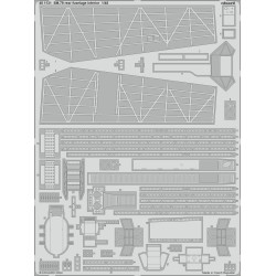 Eduard 481131 1/48 SM.79 rear fuselage interior Photo-Etched for Aircraft Photo etched set Eduard 481131 1/48 SM.79 rear fuselage interior Photo-Etched for Aircraft Photo etched set