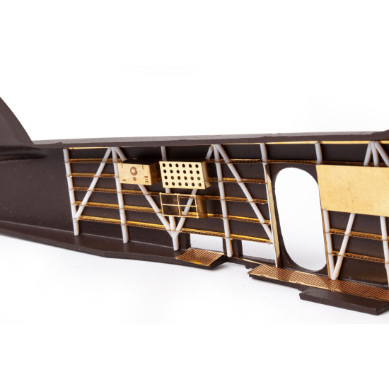 Eduard 481131 1/48 SM.79 rear fuselage interior Photo-Etched for Aircraft Photo etched set Eduard 481131 1/48 SM.79 rear fuselage interior Photo-Etched for Aircraft Photo etched set