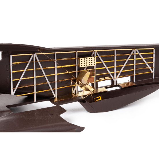 Eduard 481131 1/48 SM.79 rear fuselage interior Photo-Etched for Aircraft Photo etched set Eduard 481131 1/48 SM.79 rear fuselage interior Photo-Etched for Aircraft Photo etched set