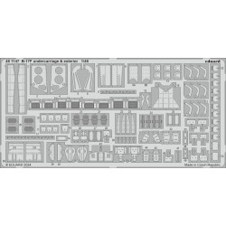 Eduard 481147 1/48 B-17F undercarriage & exterior Photo-Etched for Aircraft