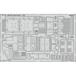 Eduard 481151 1/48 Mi-24P cargo interior Photo-Etched for Aircraft Photo etched set