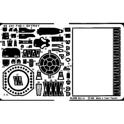 Eduard 48241 1/48 F4D-1 Skyray Photo-Etched for Aircraft Photo etched set