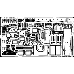 Eduard 48261 1/48 B-25J Photo-Etched for Aircraft Photo etched set
