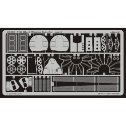 Eduard 48383 1/48 P-61 exterior Photo-Etched for Aircraft Photo etched set