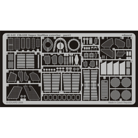 Eduard 48542 1/48 CH-53E exterior Photo-Etched for Aircraft Photo etched set Eduard 48542 1/48 CH-53E exterior Photo-Etched for Aircraft Photo etched set