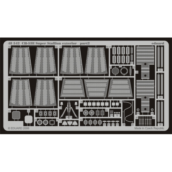 Eduard 48542 1/48 CH-53E exterior Photo-Etched for Aircraft Photo etched set Eduard 48542 1/48 CH-53E exterior Photo-Etched for Aircraft Photo etched set