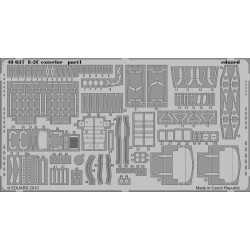 Eduard 48637 1/48 E-2C exterior Photo-Etched for Aircraft Photo etched set